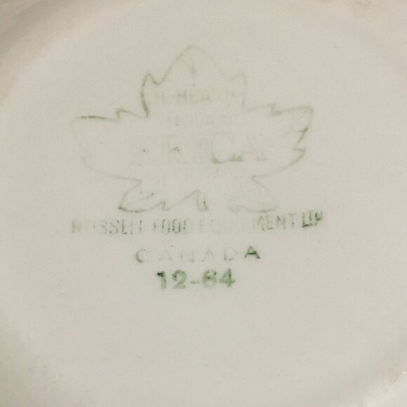 MCM J. E Heath England Restaurant Coral Wave Scroll Cup and Saucer Set #1 - Picture 10 of 15